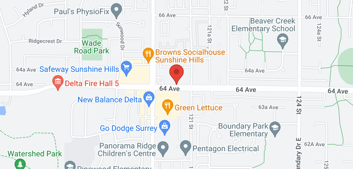 map of 104 12039 64TH AVENUE